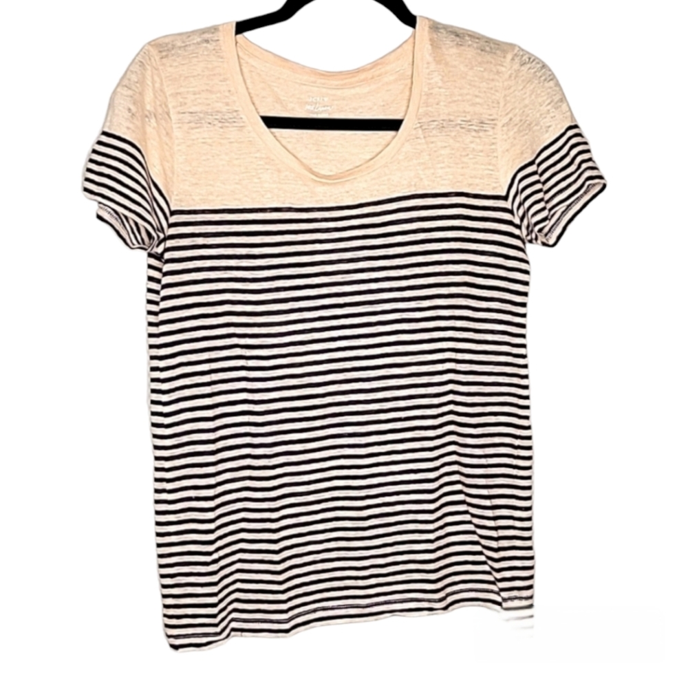 JCREW-100% Linen Top